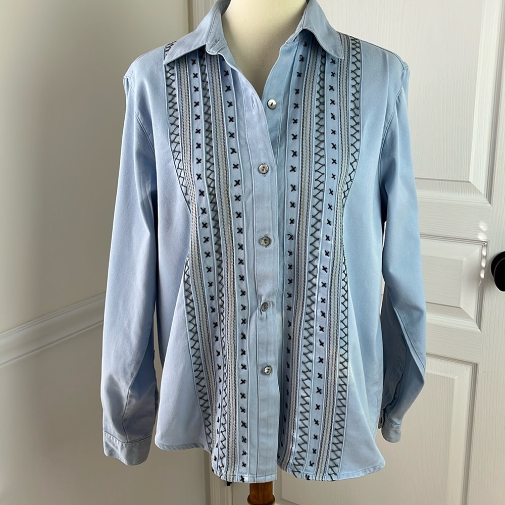 Stonebridge Denim Long Sleeve Top